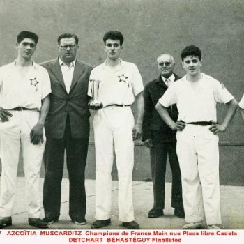 1957_Azcoïtia_Muscarditz_Champions_de_France_Cadets