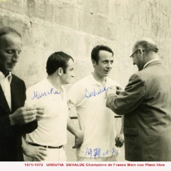 1961_1973_Urrutia_Duhalde_Champions_de_France